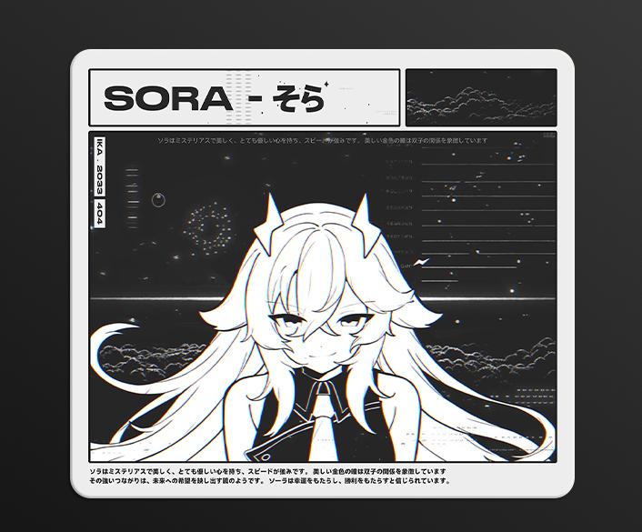 Glass mouse pad