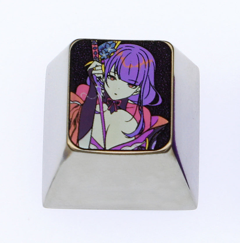Beelzebul， Titanium alloy 1U metal personalized keycap, keyboard decorative keycap