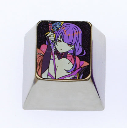 Beelzebul， Titanium alloy 1U metal personalized keycap, keyboard decorative keycap