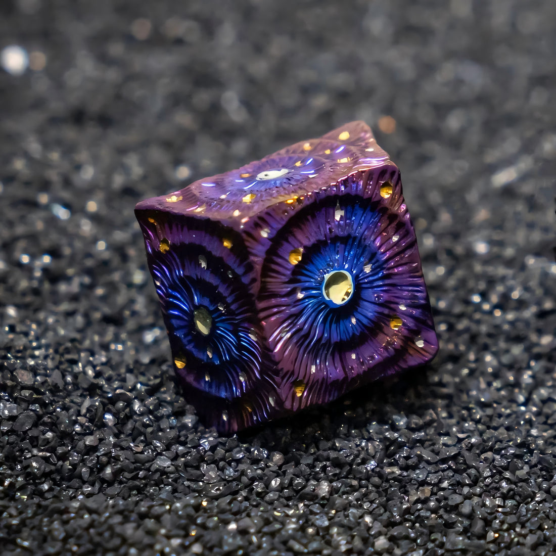 Starry lights, meteorite craters, starry sky, hand carved titanium alloy keycaps