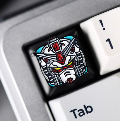 GUNDAM Personalized Keycap Mechanical Keyboard Cap Zinc Alloy Personalized Decorative Keycap