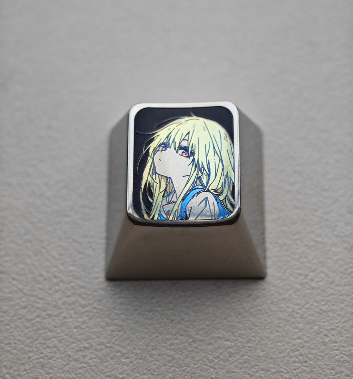 Alinity Key Cap 1U titanium alloy personalized keycaps, anime metal keycaps, keyboard ...