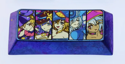 Yu-Gi-Oh!  2.25U+2U titanium alloy personalized keycaps, metal decorative keycaps, customized keycaps for mechanical keyboards