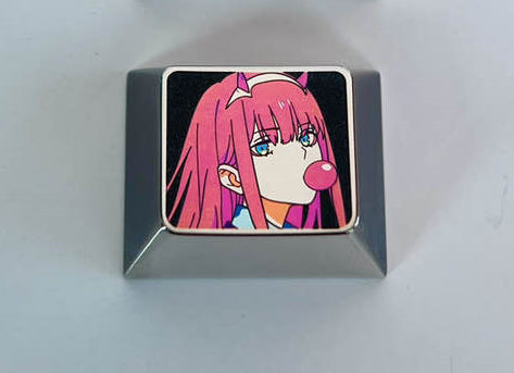 DARLING in the FRANXX, 02. 1.25U color titanium alloy decorative keycap