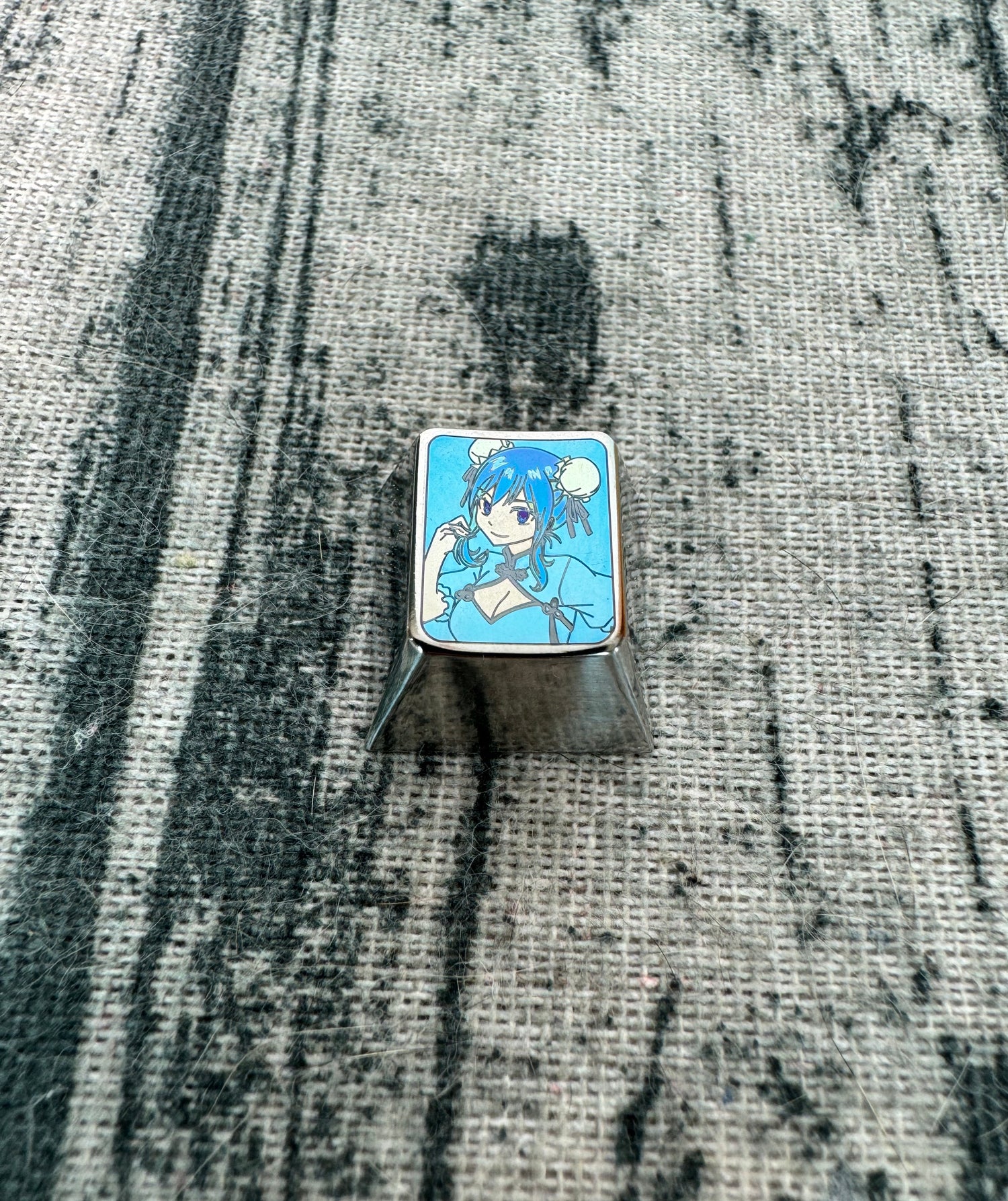 FAIRY TAIL， Colored titanium alloy carved keycaps, personalized keycaps for mechanical keyboards