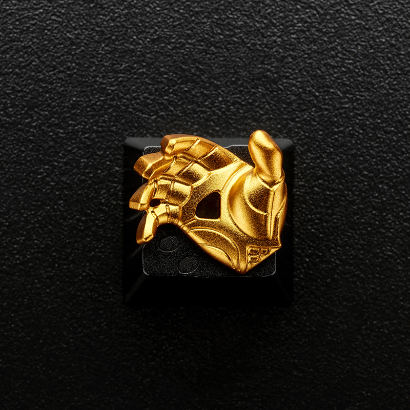 Dota2 mechanical keyboard original personalized keycap metal custom keycap, magnetic detachable design