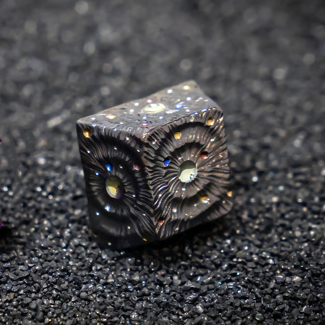 Starry lights, meteorite craters, starry sky, hand carved titanium alloy keycaps