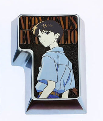 EVA， Ikari Shinj, Titanium Alloy ISO Enter, Anime Personalized Decorative Keycaps