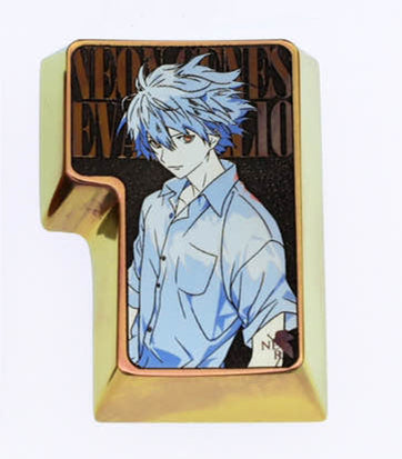 EVA，Nagisa Kaworu， Titanium alloy iso enter, anime personalized decorative keycaps