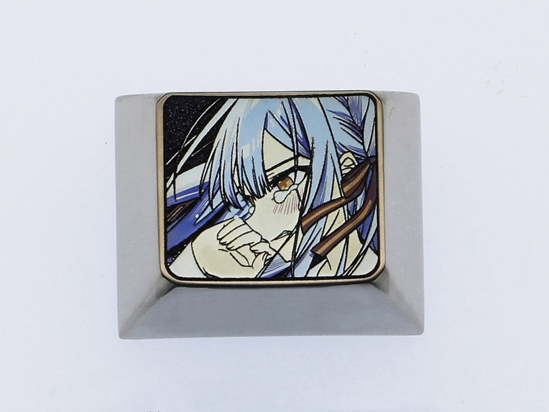 BanG Dream!, 1.25U titanium alloy carved keycaps, personalized keycaps, keyboard decorative keycaps