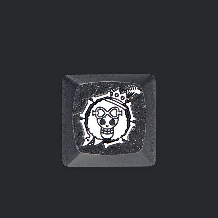 One Piece series keycaps, 1U aluminum alloy metal anode personalized keycaps, mechanical keyboard metal decorative keycaps
