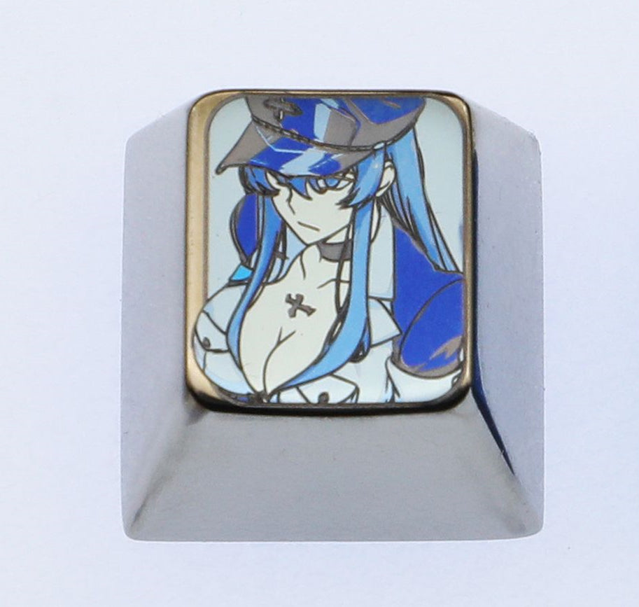 Esdese， Titanium alloy 1U personalized keycaps, metal decorative keycaps, keyboard customized keycaps
