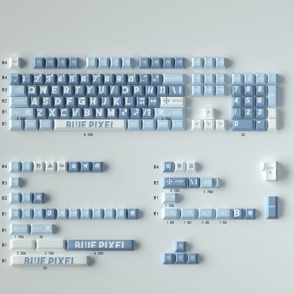 Large font mechanical keyboard keycaps complete set PBT thermal sublimation cherry factory height