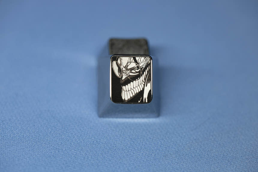 DAN DADAN， Titanium alloy personalized keycaps, 1U metal decorative keycaps, keycaps around anime and game characters