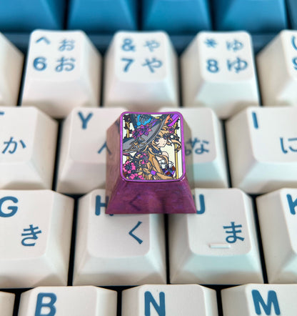 Honkai: Star Rail， Titanium alloy personalized keycaps, decorative keycaps, game character metal creative keycaps