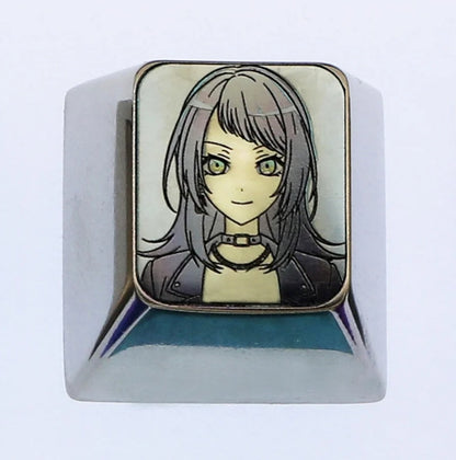 Ave Mujica 5 people, 1U titanium alloy carved keycaps, metal personalized keycaps, keyboard decorative art keycaps