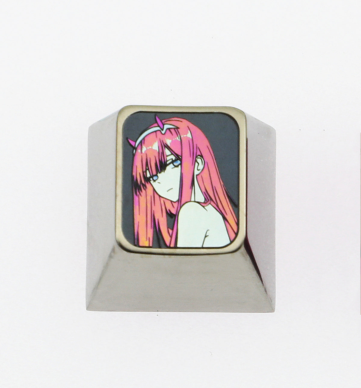 Darling Keyboard DARLING in the FRANXX 02 color titanium alloy keycaps, personalized ke ...
