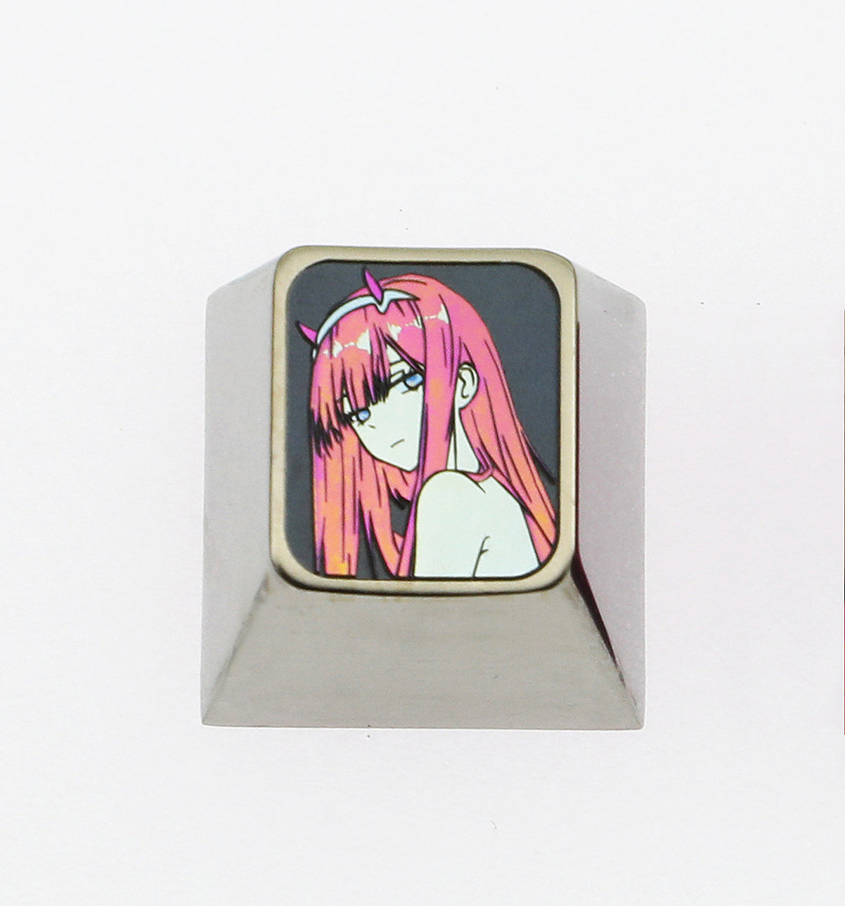 DARLING in the FRANXX 02 color titanium alloy keycaps, personalized keycaps for mechanical keyboards.