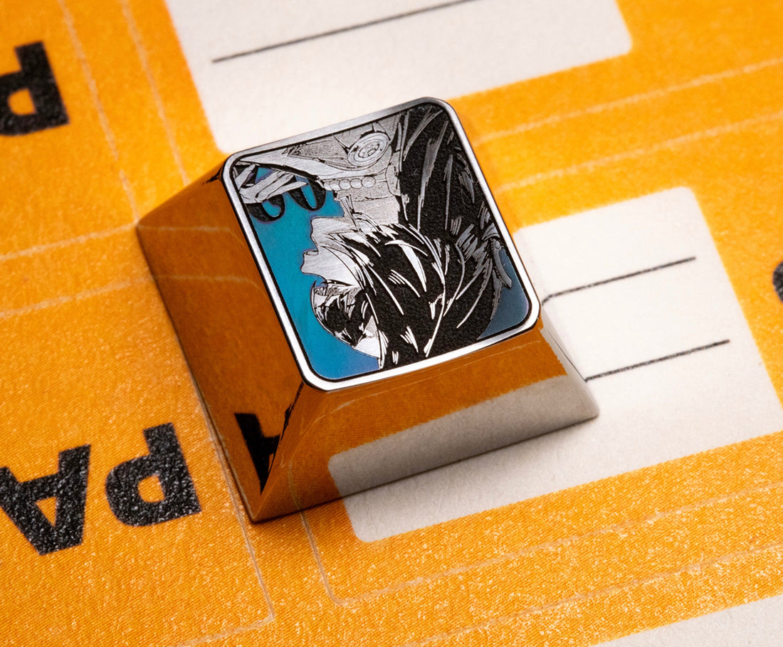 Zenless Zone Zero,ZZZ，Astra Yao， Titanium alloy keycaps laser engraving+dazzling colors (refracted at different angles), metal personalized keycaps