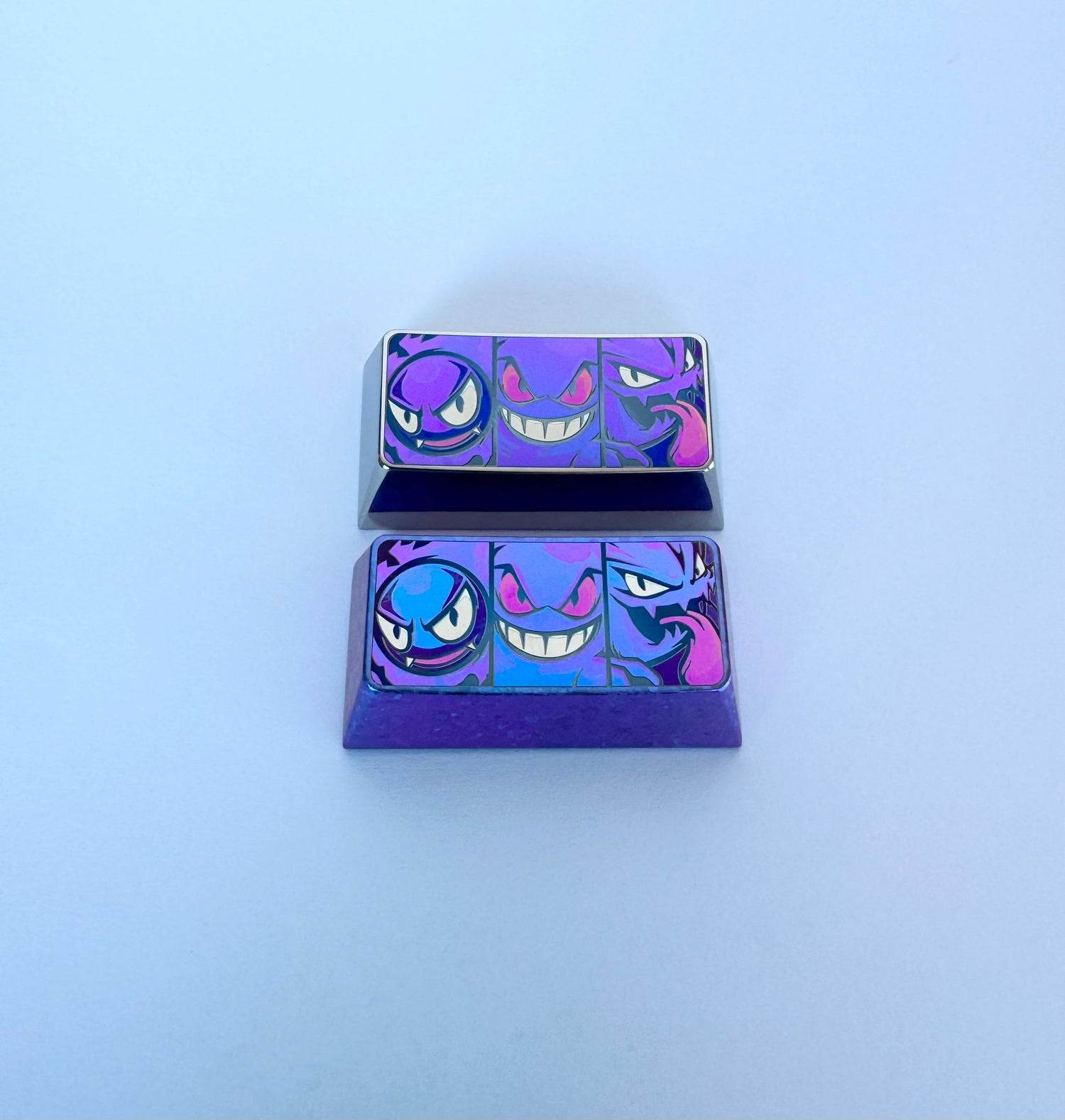 Gengar 2U, titanium alloy carved keycaps, mechanical keyboard decorative keycaps, personalized keycaps