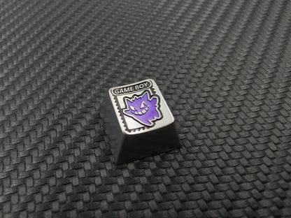 Pok é mon, Pikachu, Gengar, zinc alloy carved keycaps, mechanical keyboard metal decorative keycaps.