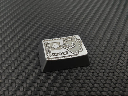 Pok é mon, Pikachu, Gengar, zinc alloy carved keycaps, mechanical keyboard metal decorative keycaps.