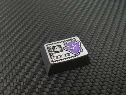 Pok é mon, Pikachu, Gengar, zinc alloy carved keycaps, mechanical keyboard metal decorative keycaps.