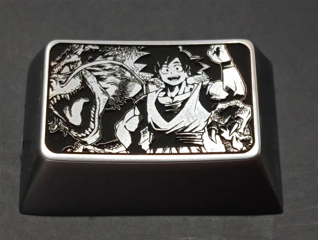 DRAGON BALL, 1.5U（TAB） zinc alloy personalized keycap, anime metal keycap peripheral decoration keycap art keycap