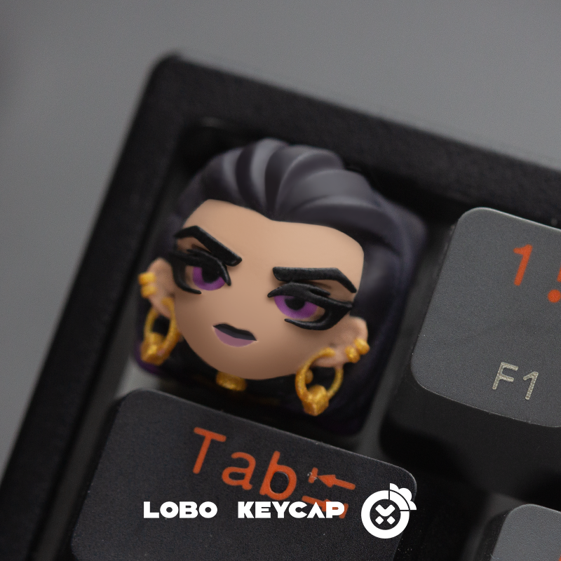 VALORANT keycaps Sage.Phoenix.Omen.Killjoy.artisankeycaps， Resin colored keycaps