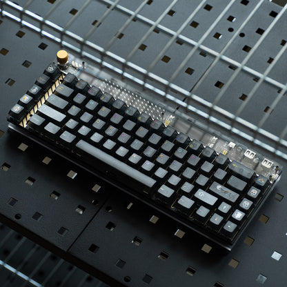 Underground World Fog Transparent Mechanical Keyboard Keycaps PC Material UV Printing Original Factory Height Keycaps
