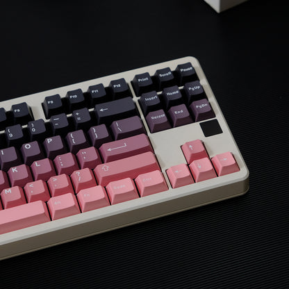Blackberry Bean Paste Gradient Mechanical Keyboard Keycaps ABS Two Color Customized Original Factory Height Set Keycaps
