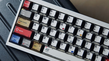 Comic style mixed light keycaps PBT thermal sublimation complete set of original factory highly compatible mechanical keyboard keycaps