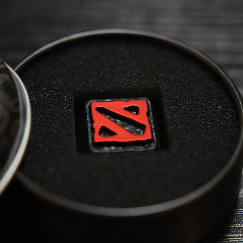 DOTA2 turret game peripheral logo mechanical keyboard zinc aluminum alloy metal personalized keycap keys