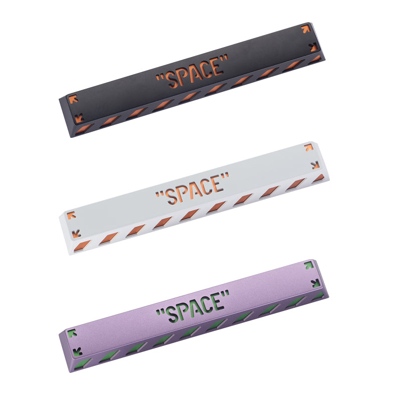 Space themed hollow two-layer space keycaps, decorative keycaps, metal personalized keycaps