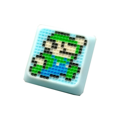 Super Mario, pixel style, adaptable to NuPhy Air switch with highly personalized keycaps. Decorative keycaps