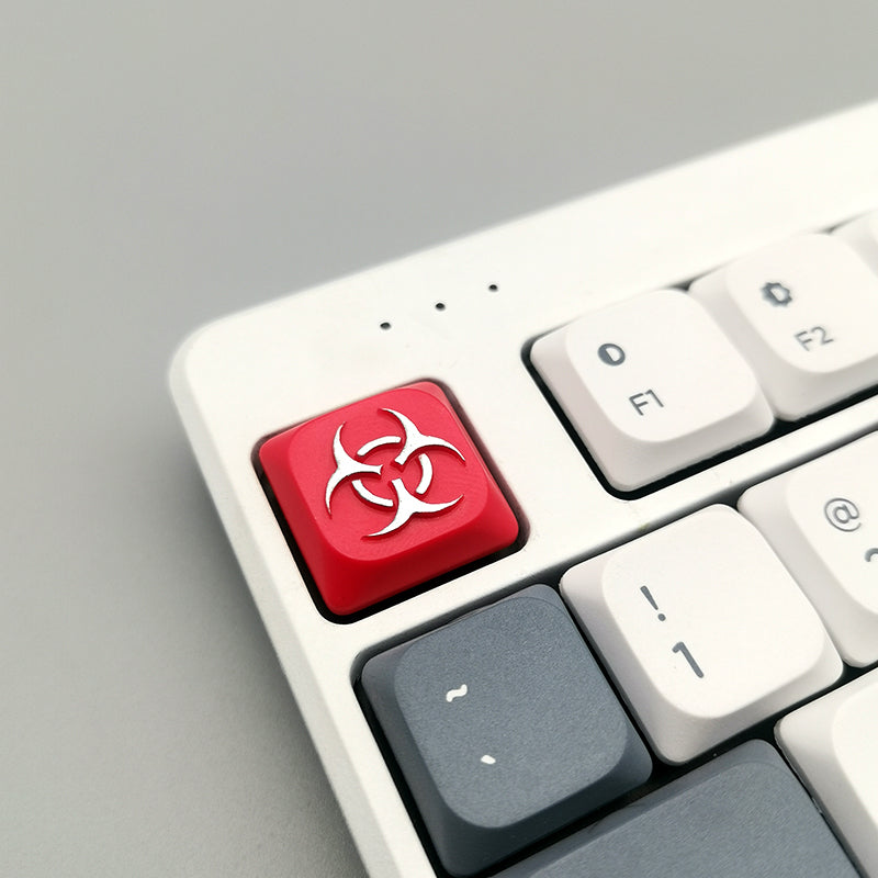 Biochemical weapon logo, adapted to the highly personalized keycaps of NuPhy Air switches. Decorative keycaps