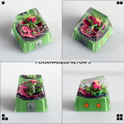 DigimonAdventure, Crystal drops of glue personalized keycaps, anime art keycaps, keyboard decorative keycaps