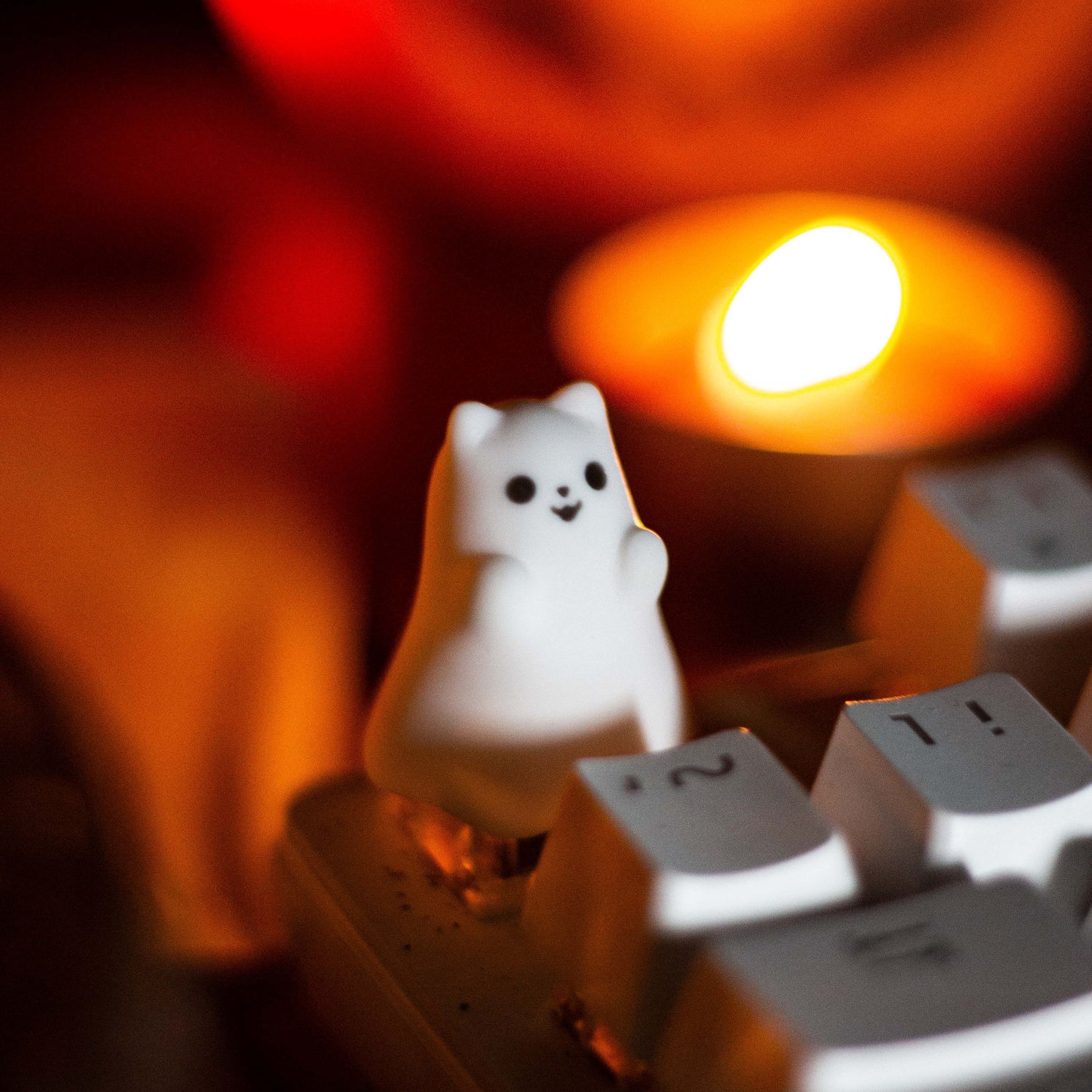 Ghost keycaps, single ESC personalized DIY keycaps, mechanical keyboard keycaps.