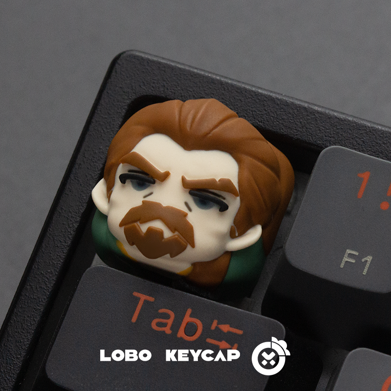 VALORANT keycaps Sage.Phoenix.Omen.Killjoy.artisankeycaps， Resin colored keycaps