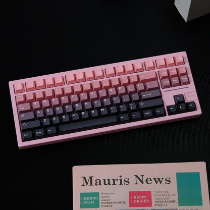 Blackberry Bean Paste Gradient Mechanical Keyboard Keycaps ABS Two Color Customized Original Factory Height Set Keycaps
