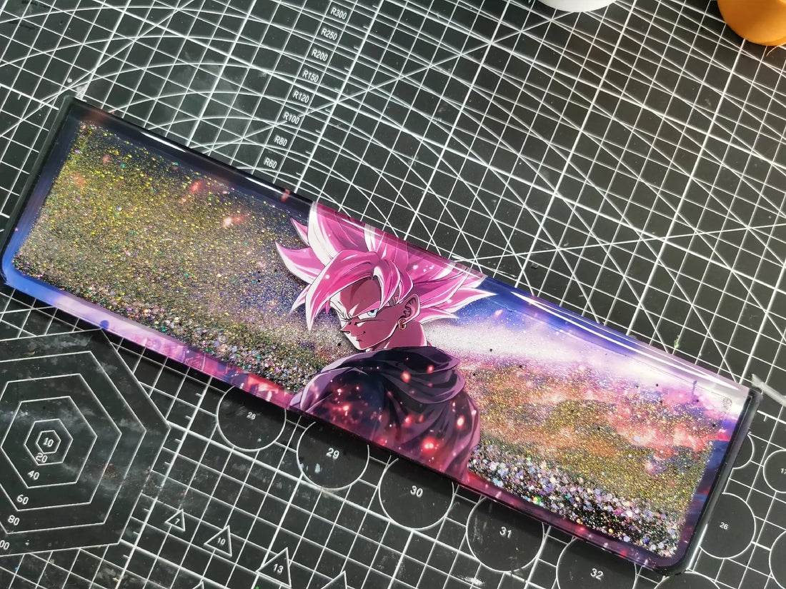 Dragon Ball, Son Goku quicksand style, keyboard resin handle, palm rest, keyboard peripheral accessories