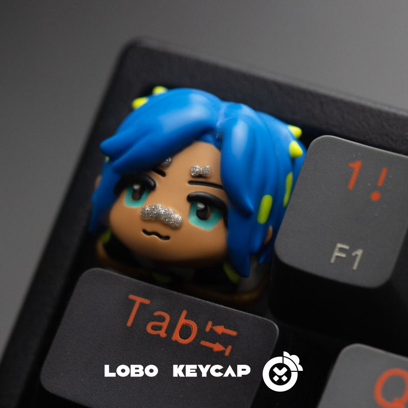 VALORANT keycaps Sage.Phoenix.Omen.Killjoy.artisankeycaps， Resin colored keycaps