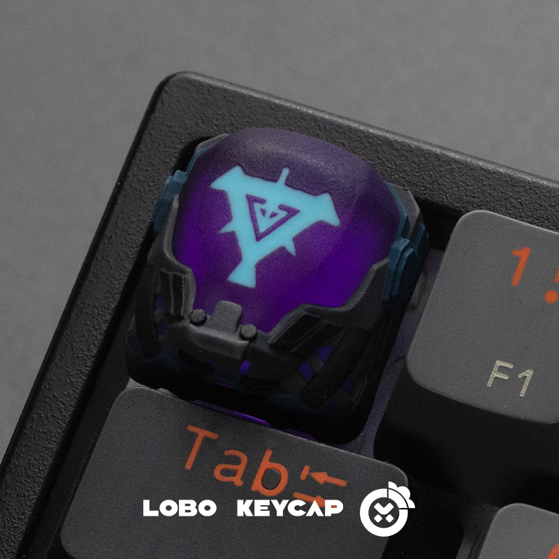 VALORANT keycaps Sage.Phoenix.Omen.Killjoy.artisankeycaps， Resin colored keycaps