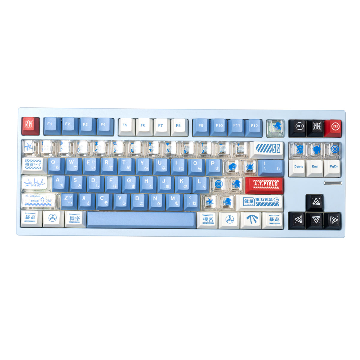 EVA mecha themed mechanical keyboard keycaps complete set PBT sublimation/PC transparent transfer printing factory height