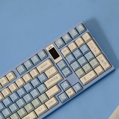 Snow Future Theme Mechanical Keyboard Keycaps PBT Thermal Sublimation Customized Original Factory Set Keycaps