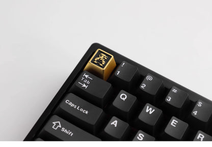 Mario Metal Personalized Keycaps Super Mario Keycaps Zinc Alloy Mechanical Keycaps Original R4 Height