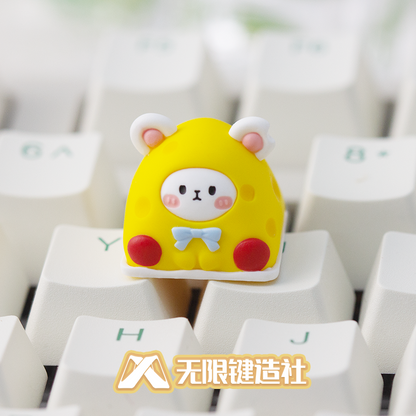 Sweet Mouse Cute Keycaps Original Personalized Custom Resin Mechanical Keyboard Keycaps