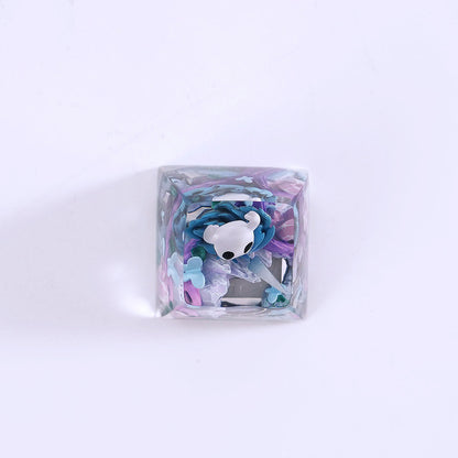 The Hollow Knight, Crystal drops of glue seals, resin personalized keycaps, anime game artisankeycaps