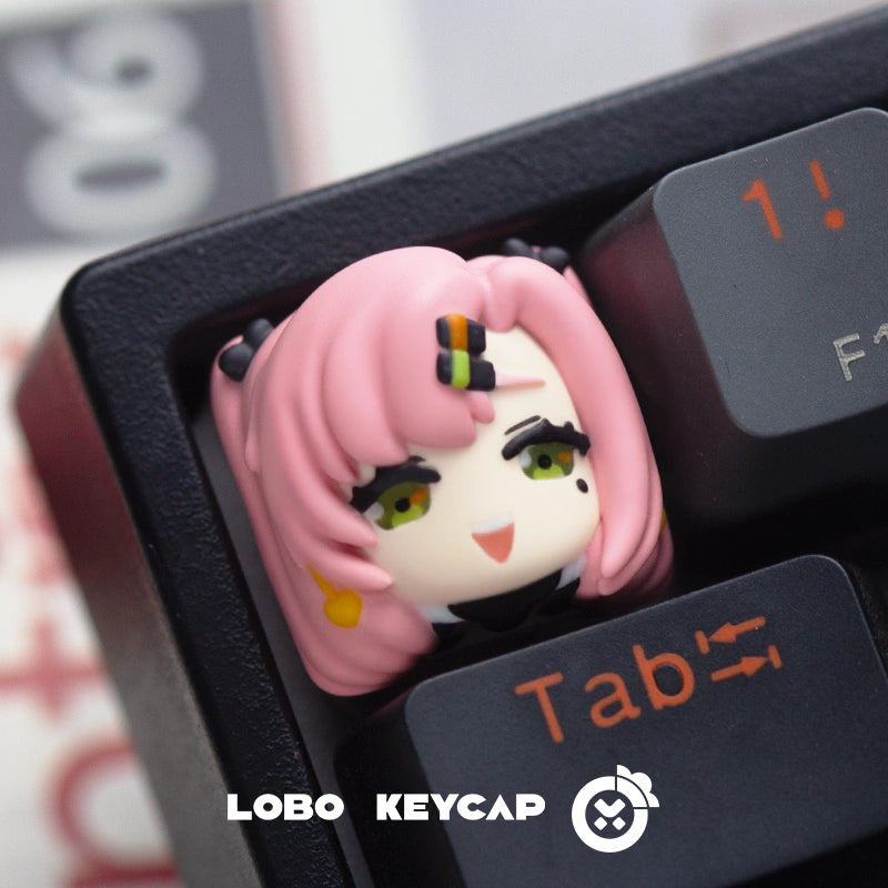 Zenless Zone Zero， Personalized resin art keycap mechanical keyboard