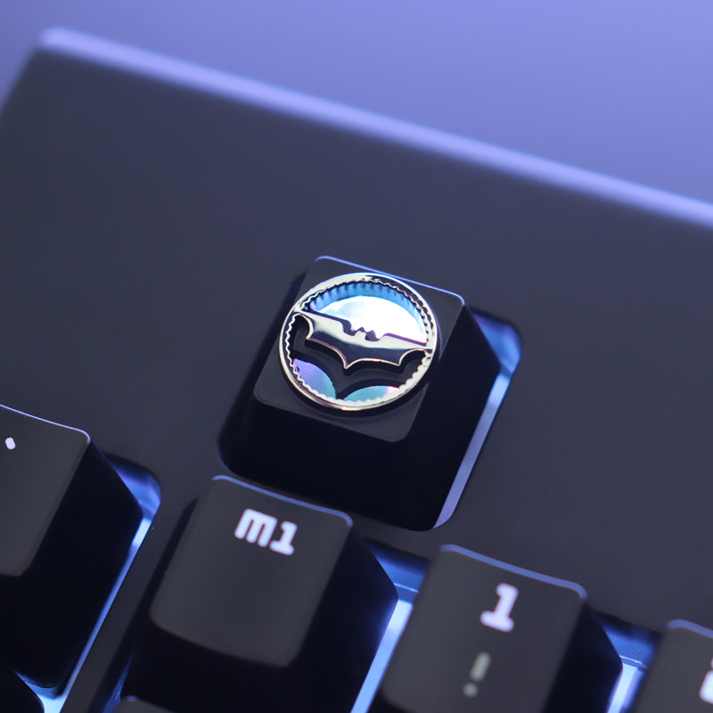 DC movie peripheral Batman searchlight mechanical keyboard zinc aluminum alloy transparent keycap